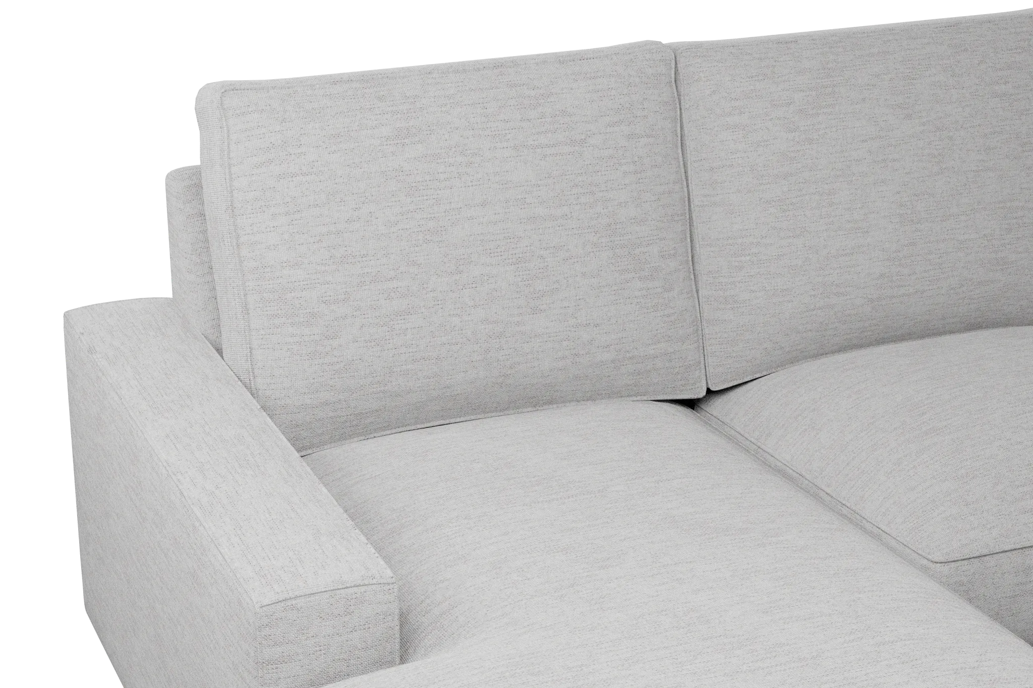 Edgewater Maguire Gray Large Left Chaise Sectional