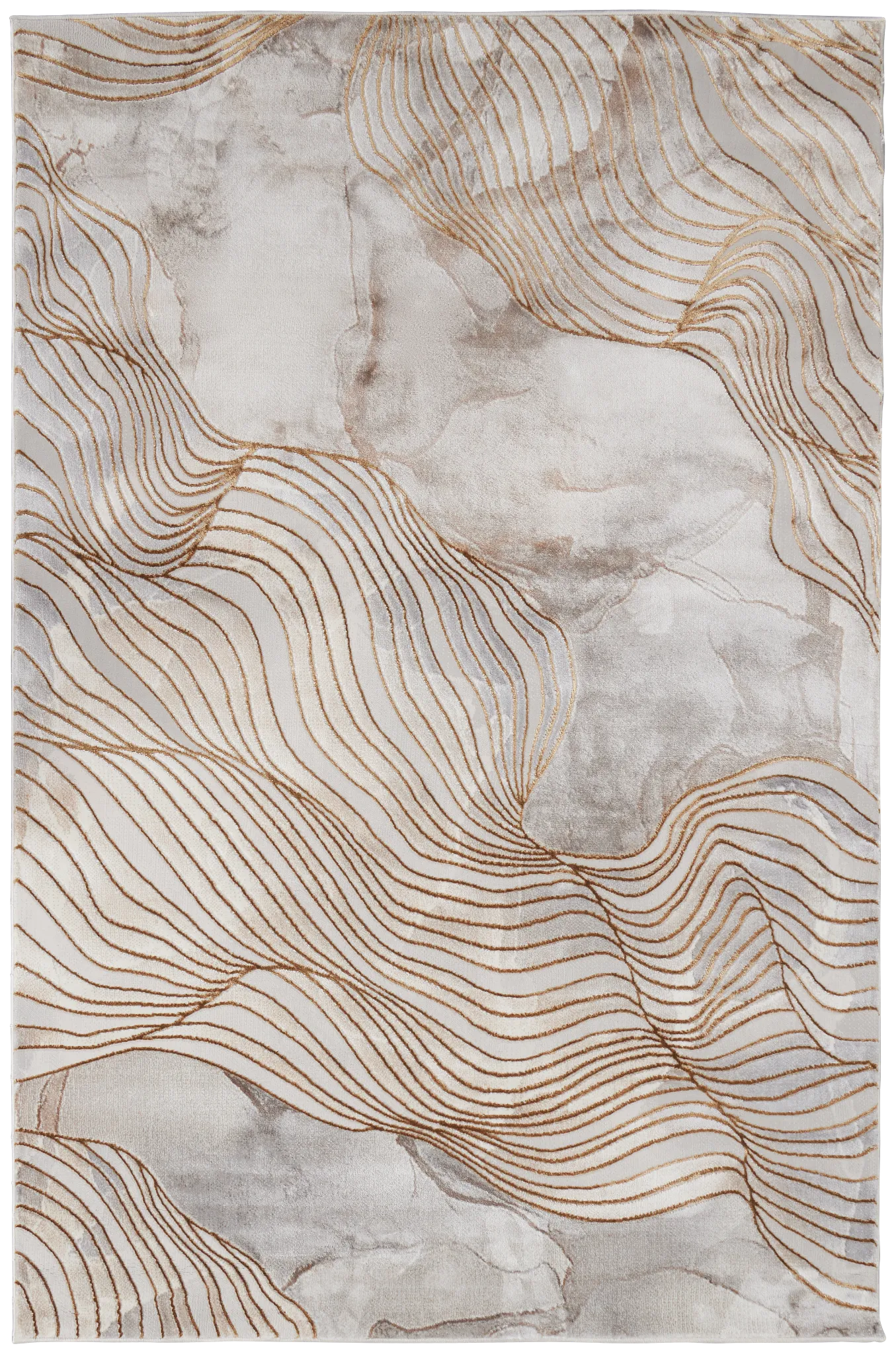 Valeria Gold 9x12 Area Rug