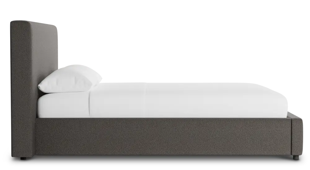 Grayton Elite Dark Gray 44" Upholstered Platform Bed Grayton Elite Dark Gray 44" Upholstered Platform Bed