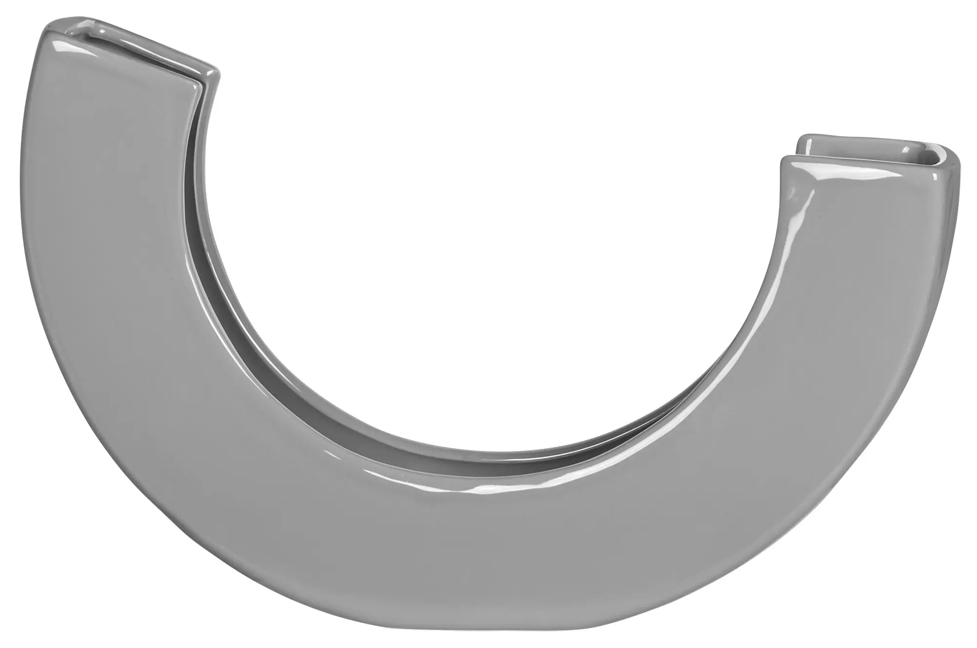 Teegan Gray Curved Vase Teegan Gray Curved Vase