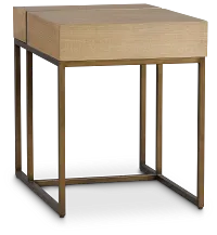 Pasadena Light Tone Rectangular End Table