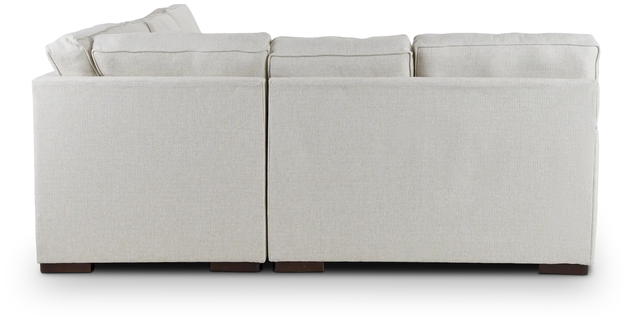 Austin White Fabric Large Right Chaise Sectional Austin White Fabric Large Right Chaise Sectional