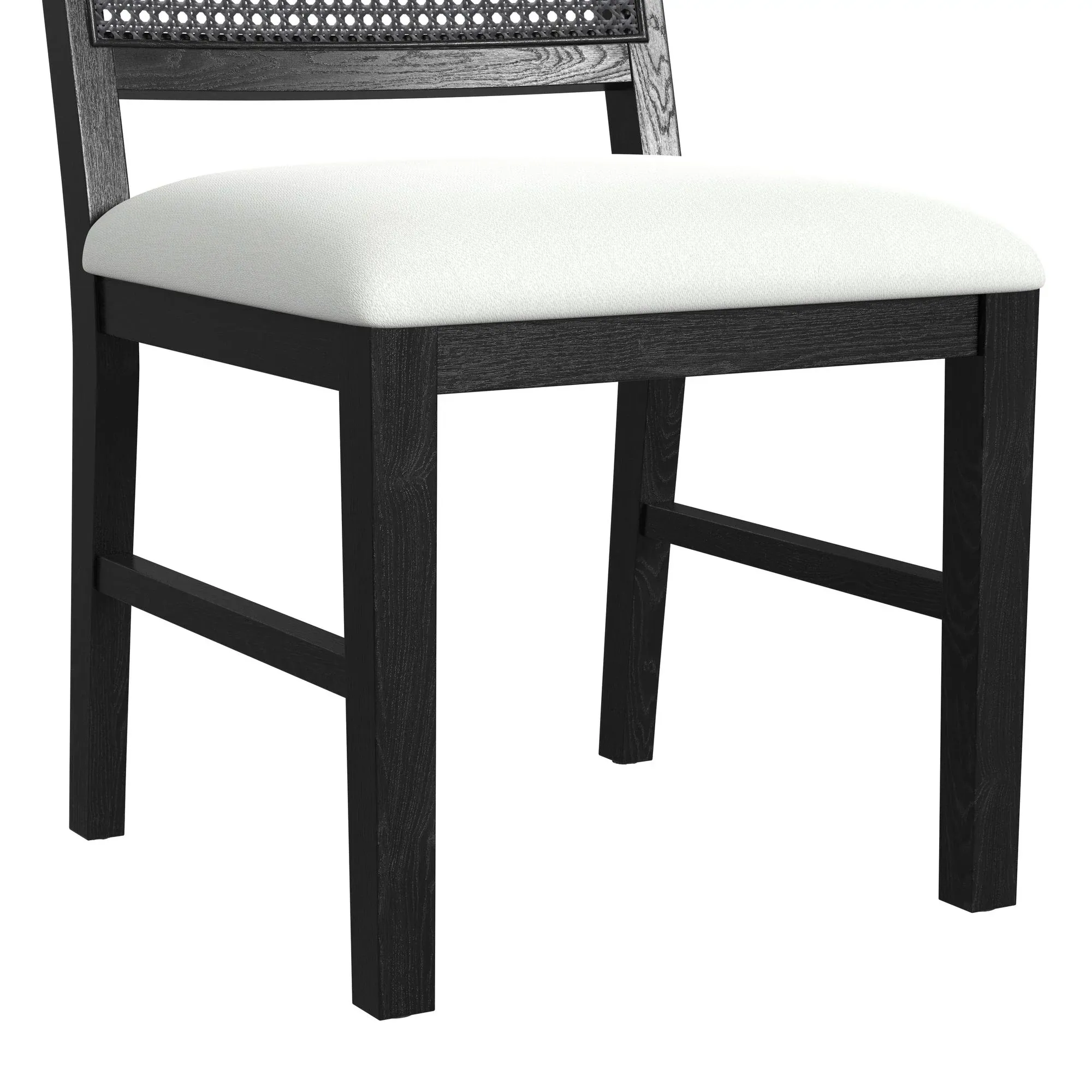 Brady Black Upholstered Side Chair