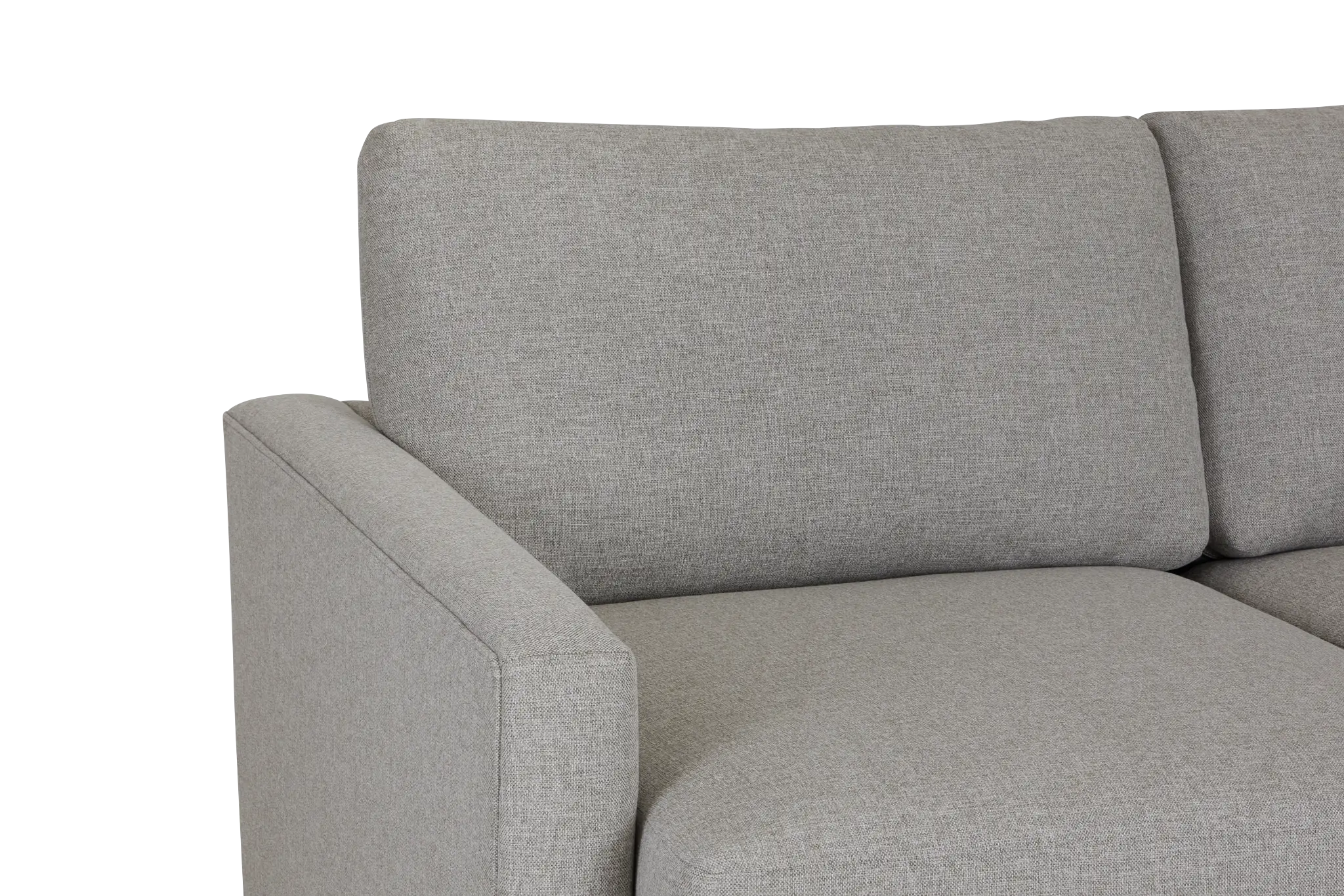 Noah Khaki Fabric Medium Two-arm Sectional Noah Khaki Fabric Medium Two-arm Sectional