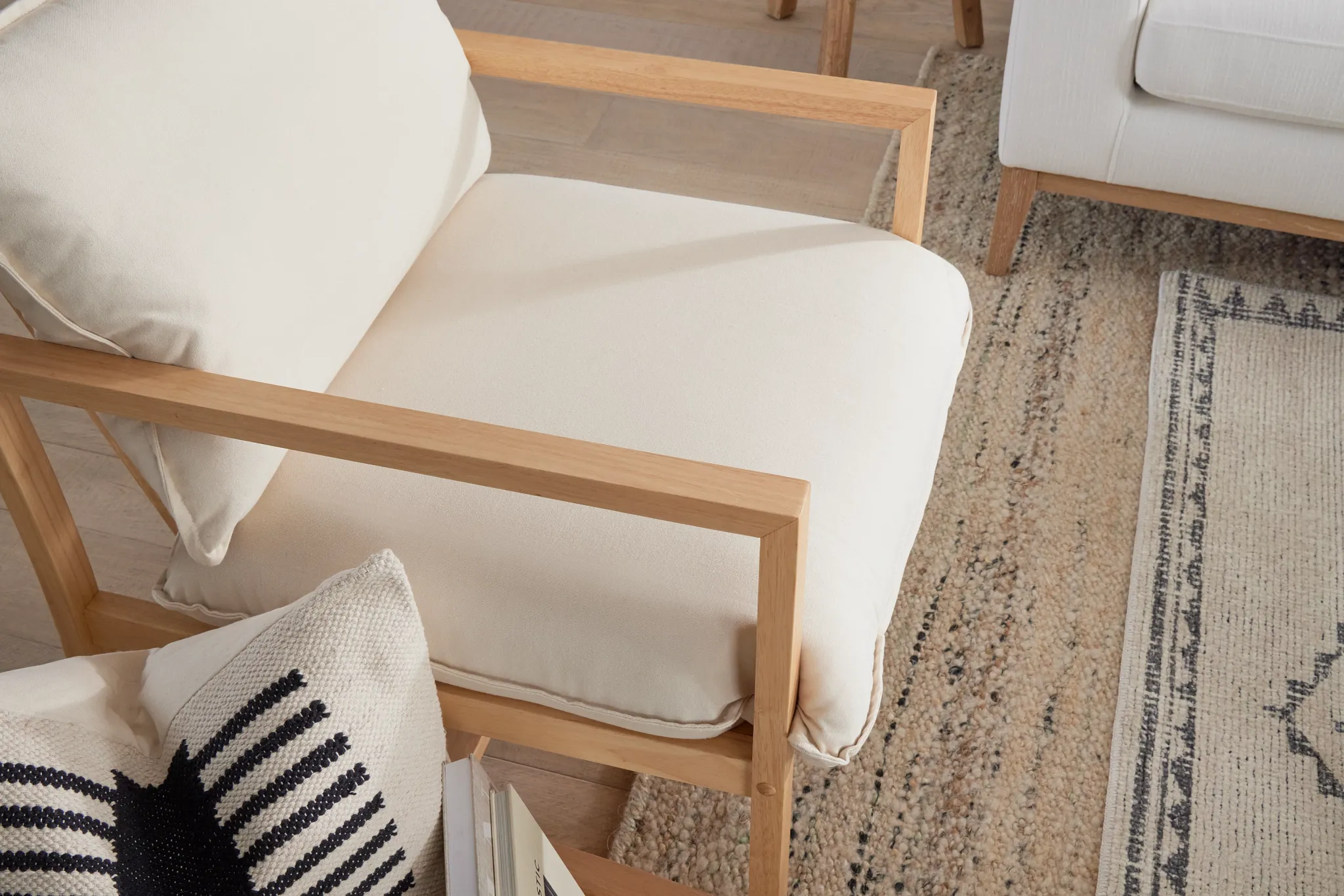 Kento Ivory Accent Chair