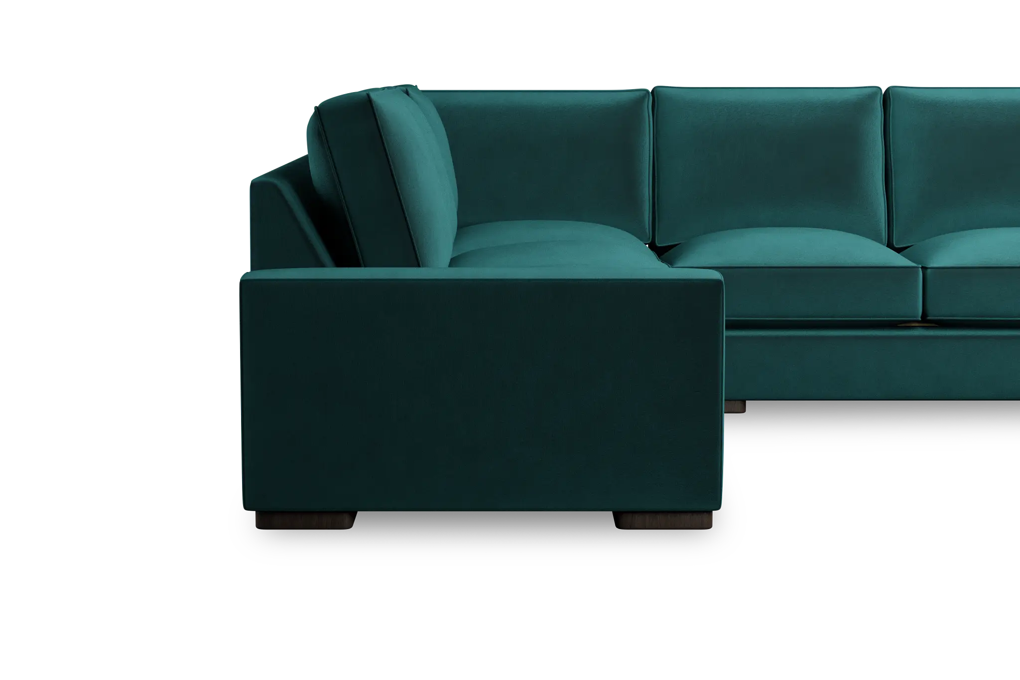 Edgewater Joya Teal Small Two-arm Sectional Edgewater Joya Teal Small Two-arm Sectional