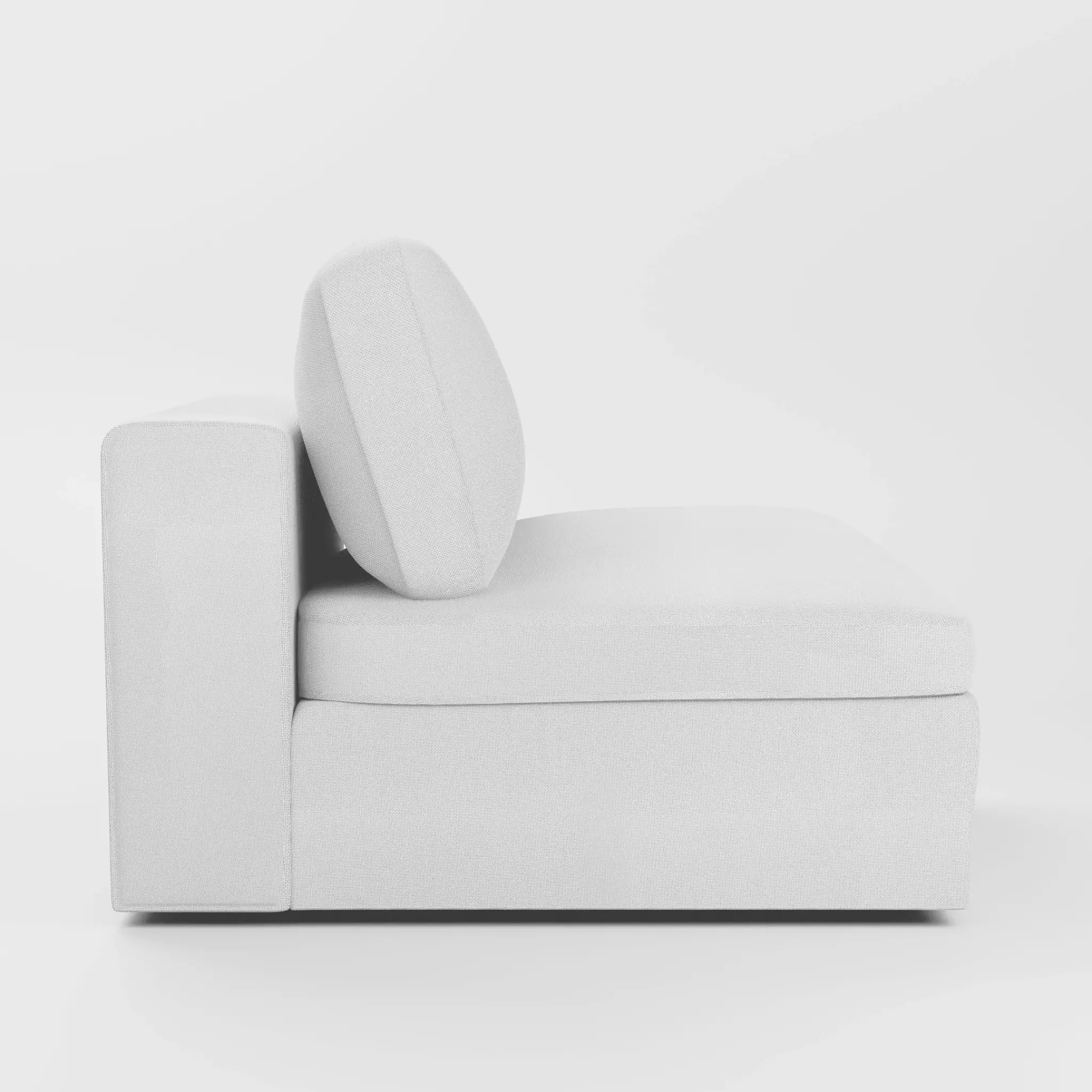 Destin Suave White Fabric Swivel Chair Destin Suave White Fabric Swivel Chair