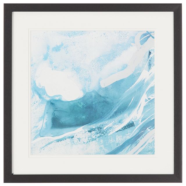 Azure Blue Framed Wall Art