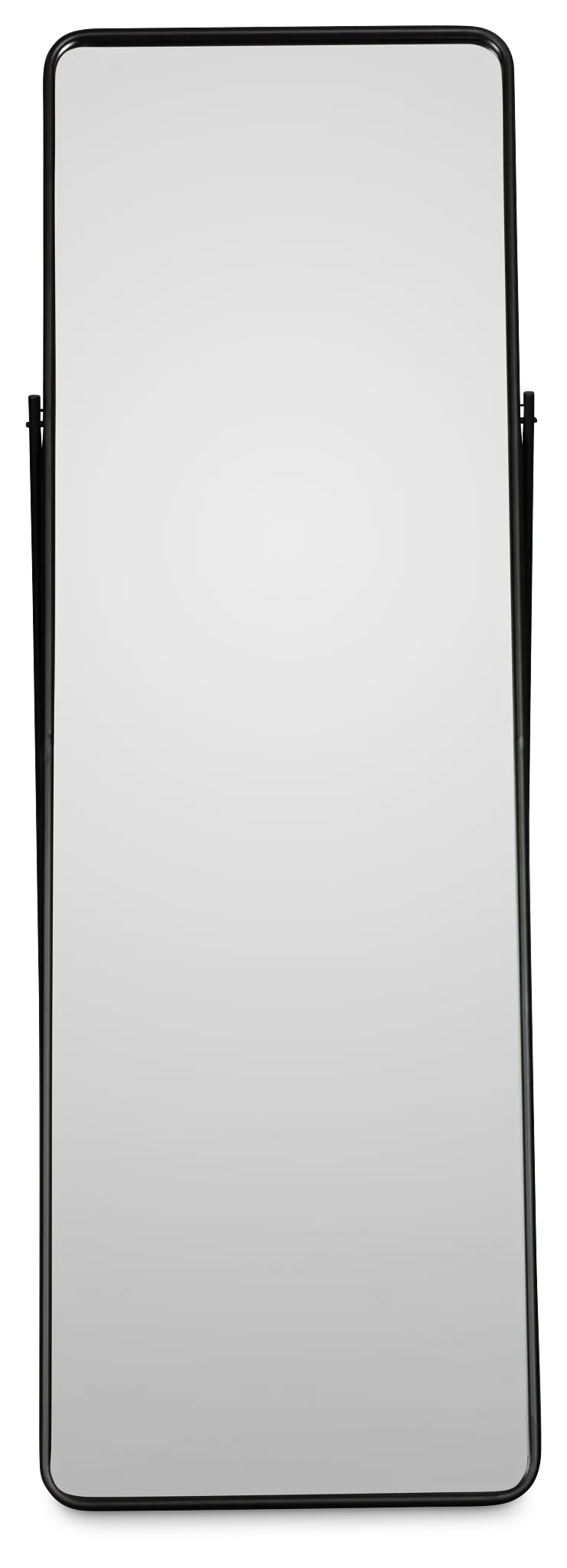 Sumi Black Floor Mirror