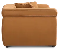 Aria Medium Brown Micro Immersive 2-piece Modular Sofa