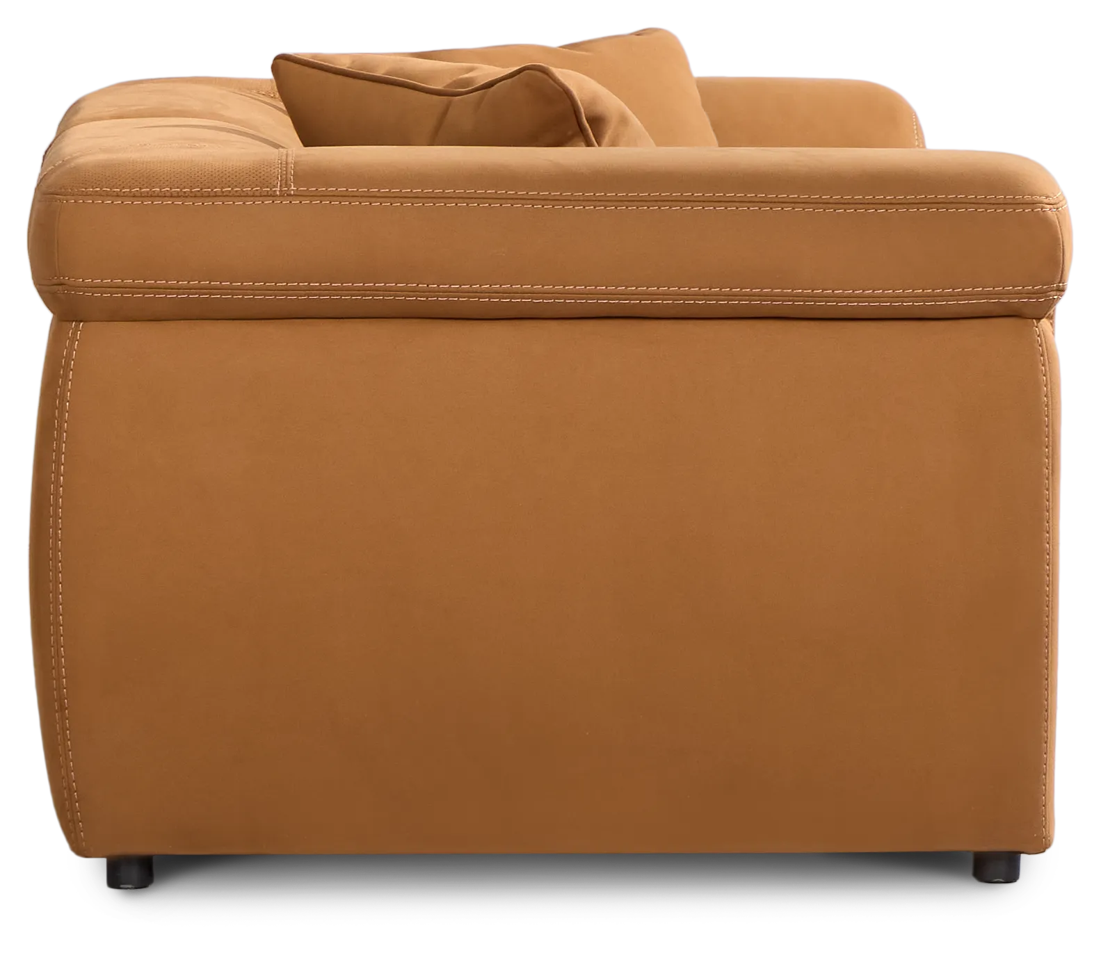 Aria Medium Brown Micro Immersive 2-piece Modular Sofa