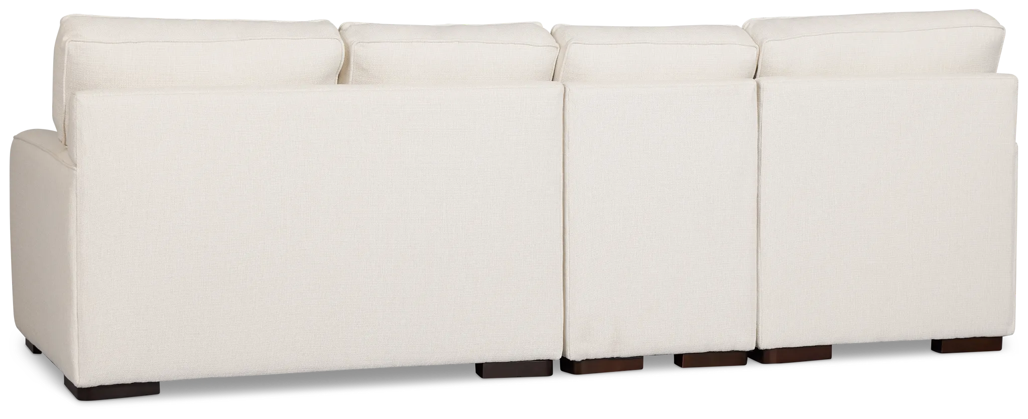 Sinclair Light Beige Fabric Small Left Chaise Sectional