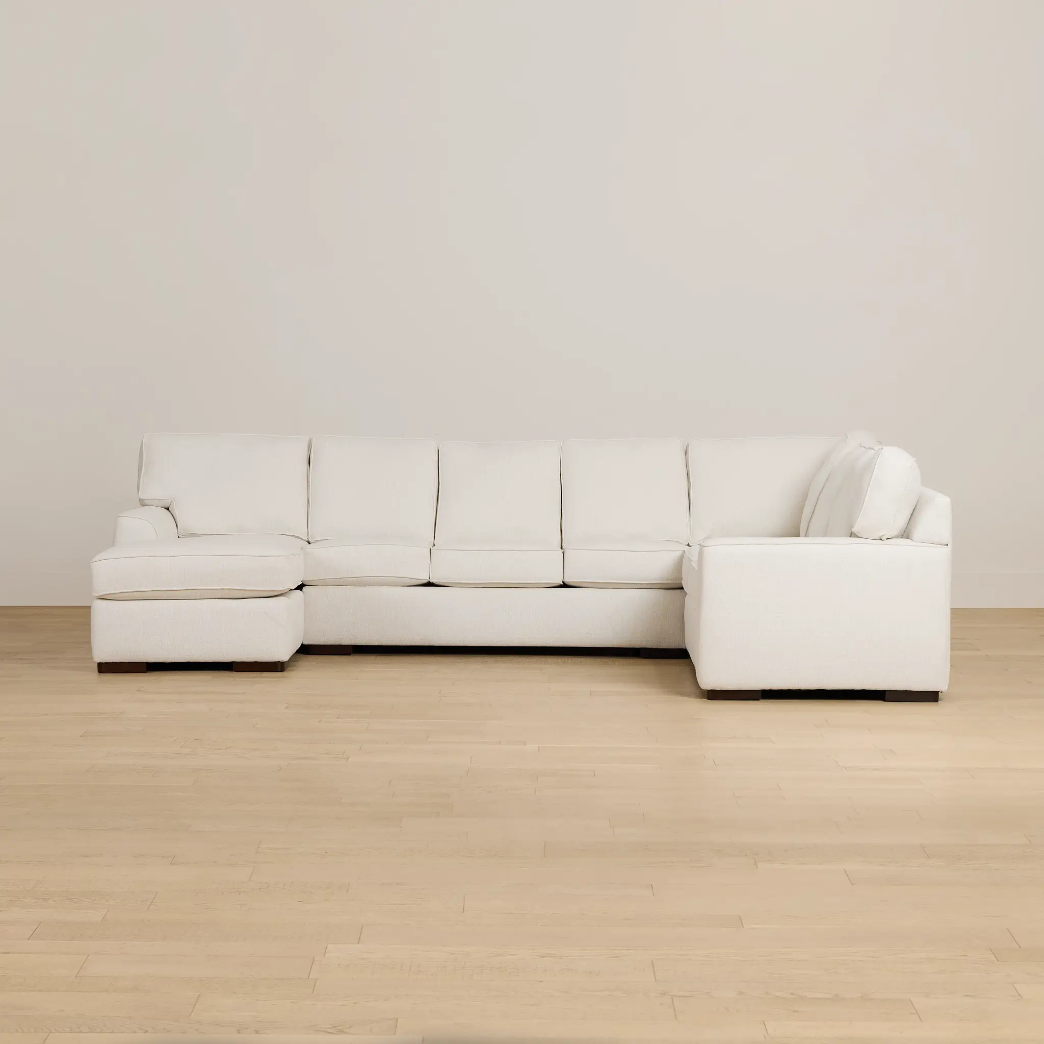 Sinclair Light Beige Fabric Right Chaise Memory Foam Sleeper Sectional Sinclair Light Beige Fabric Right Chaise Memory Foam Sleeper Sectional