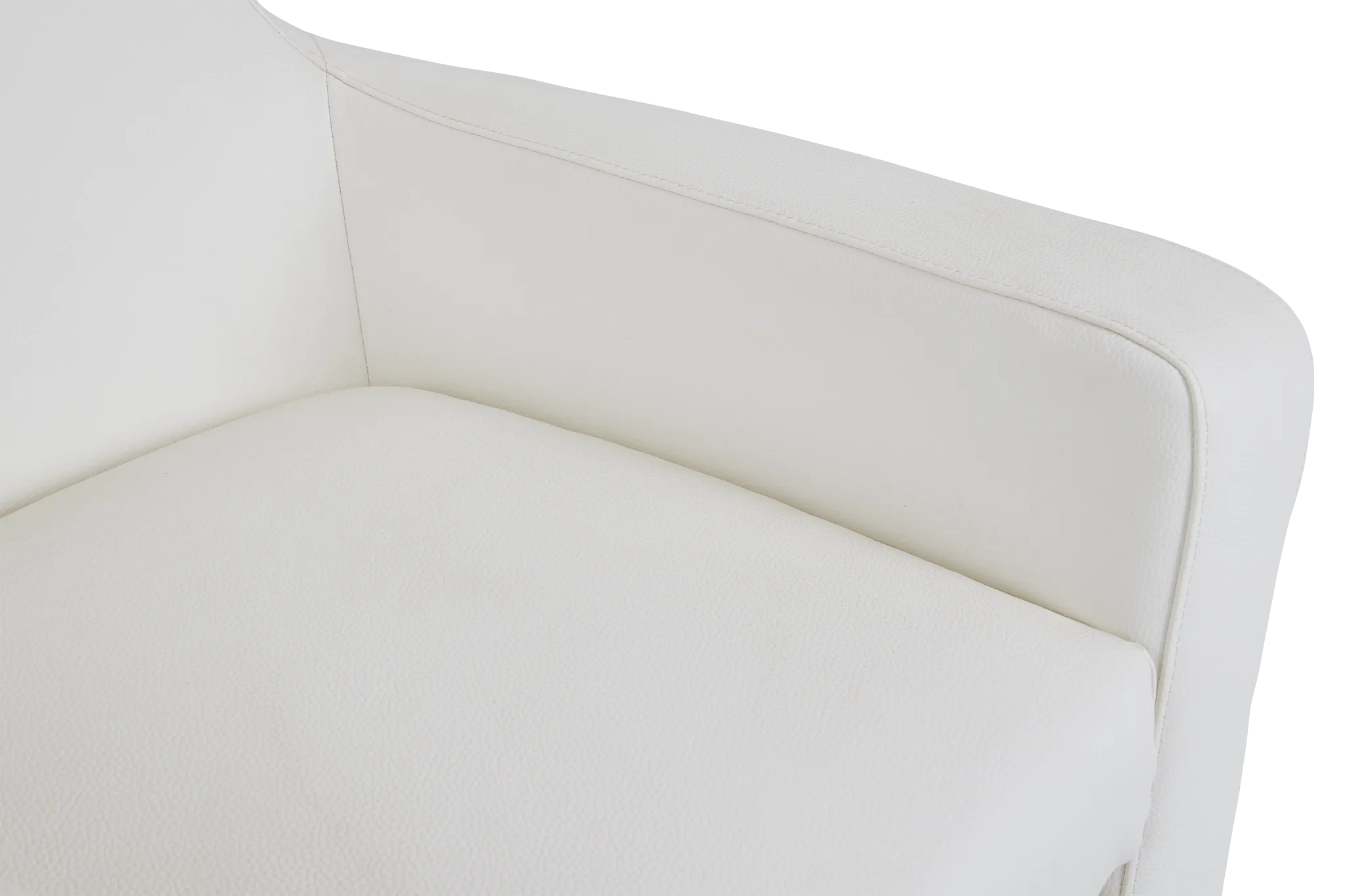 Marquez White Micro Accent Chair