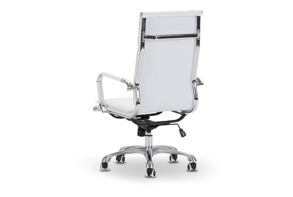 Arvada White Uph Desk Chair