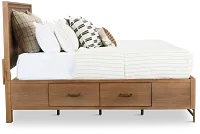Provo Mid Tone Panel Storage Bed