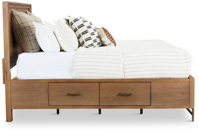 Provo Mid Tone Panel Storage Bed