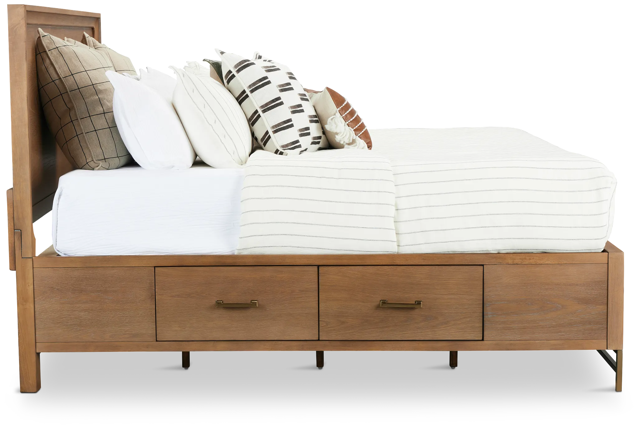 Provo Mid Tone Panel Storage Bed