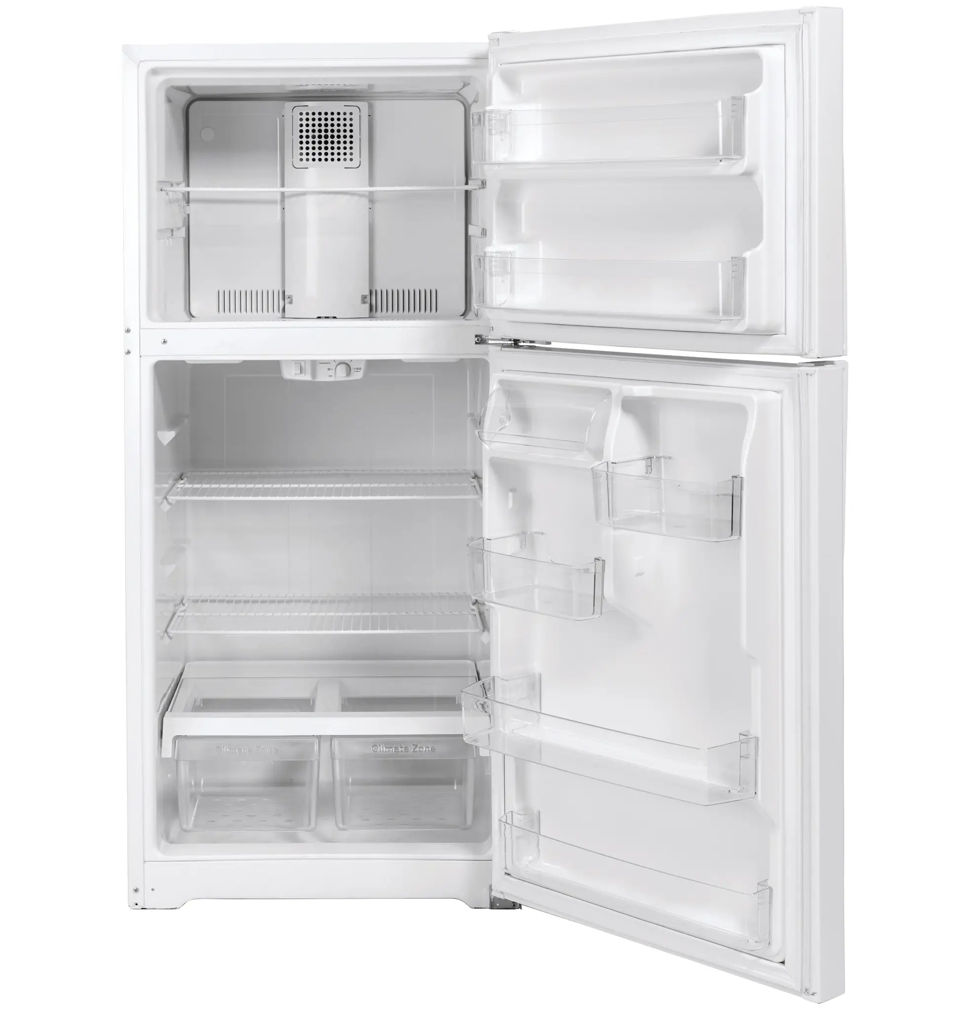 Ge 19 Series White Top Freezer Refrigerator Ge 19 Series White Top Freezer Refrigerator