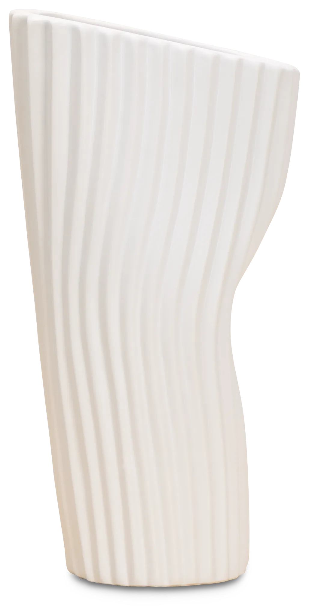 Euri White Large Vase