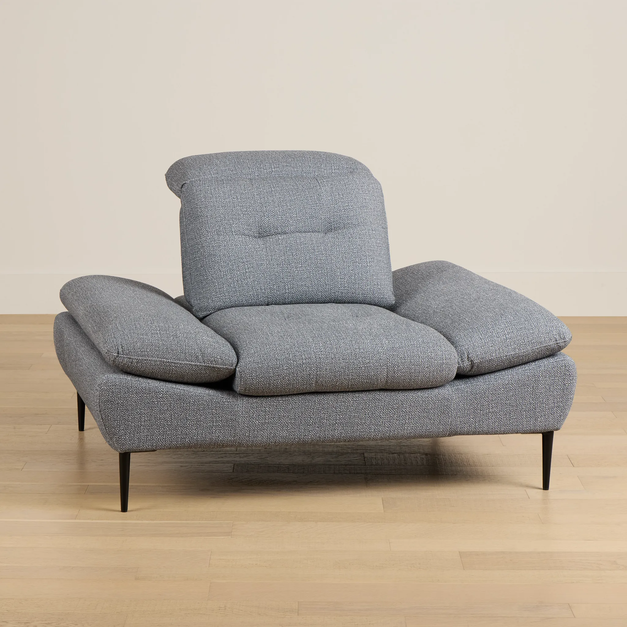 Micah Dark Gray Fabric Chair