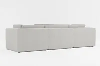 Destin Maguire Gray Fabric 5-piece Modular Sectional