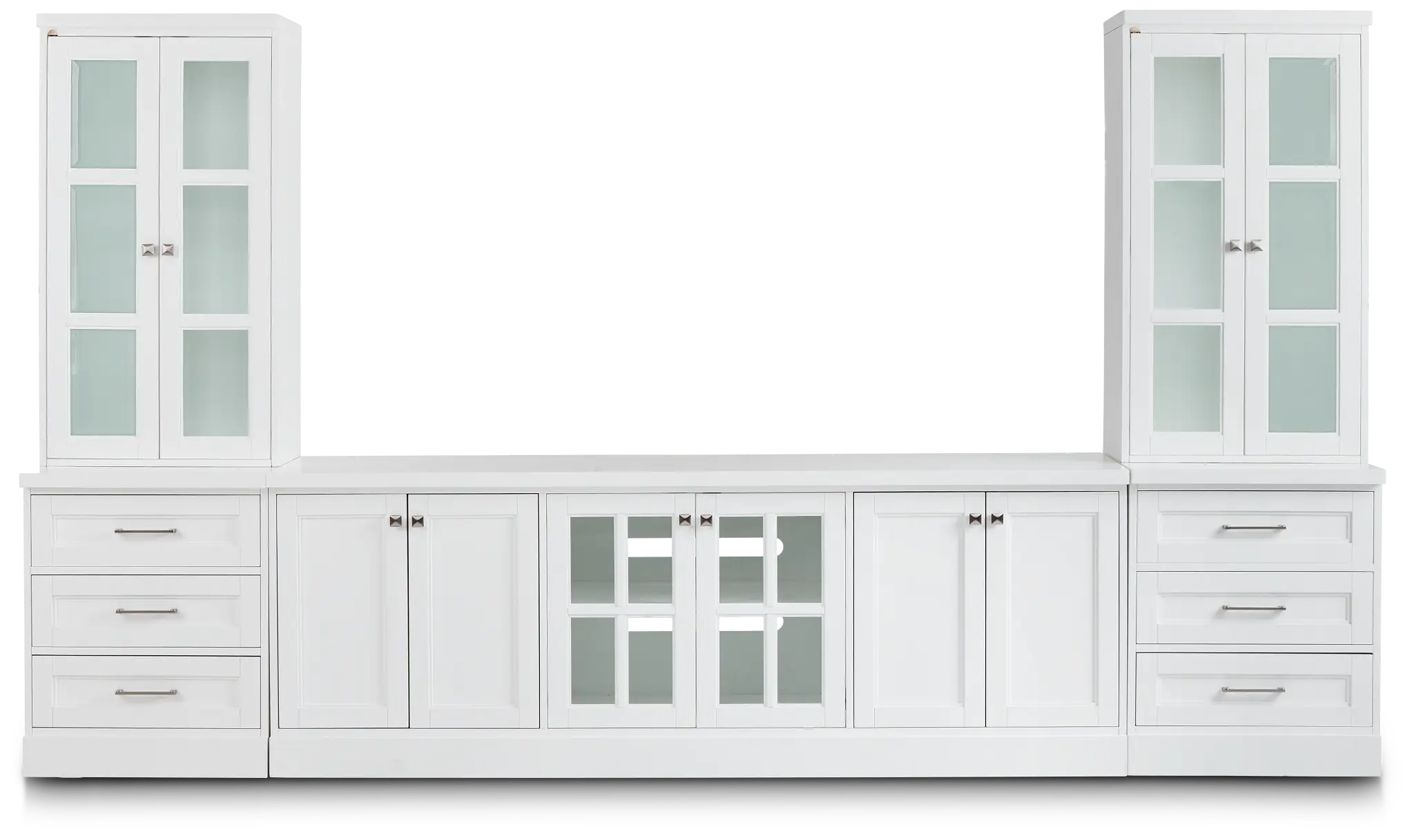 Newport White Large Drawer Entertainment Wall Newport White Large Drawer Entertainment Wall