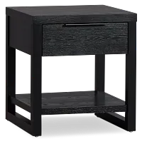 Williamsburg Black Square End Table