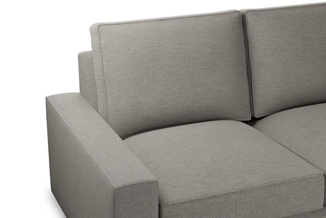 Edgewater Maguire Pewter Medium Two-arm Sectional
