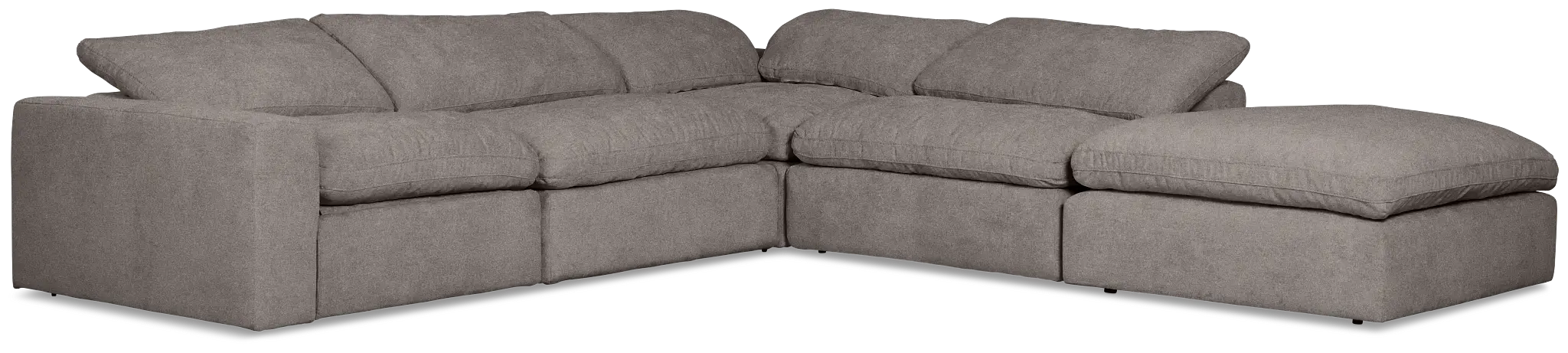 Drift Dark Gray Fabric Medium Right Bumper Power Sectional Drift Dark Gray Fabric Medium Right Bumper Power Sectional
