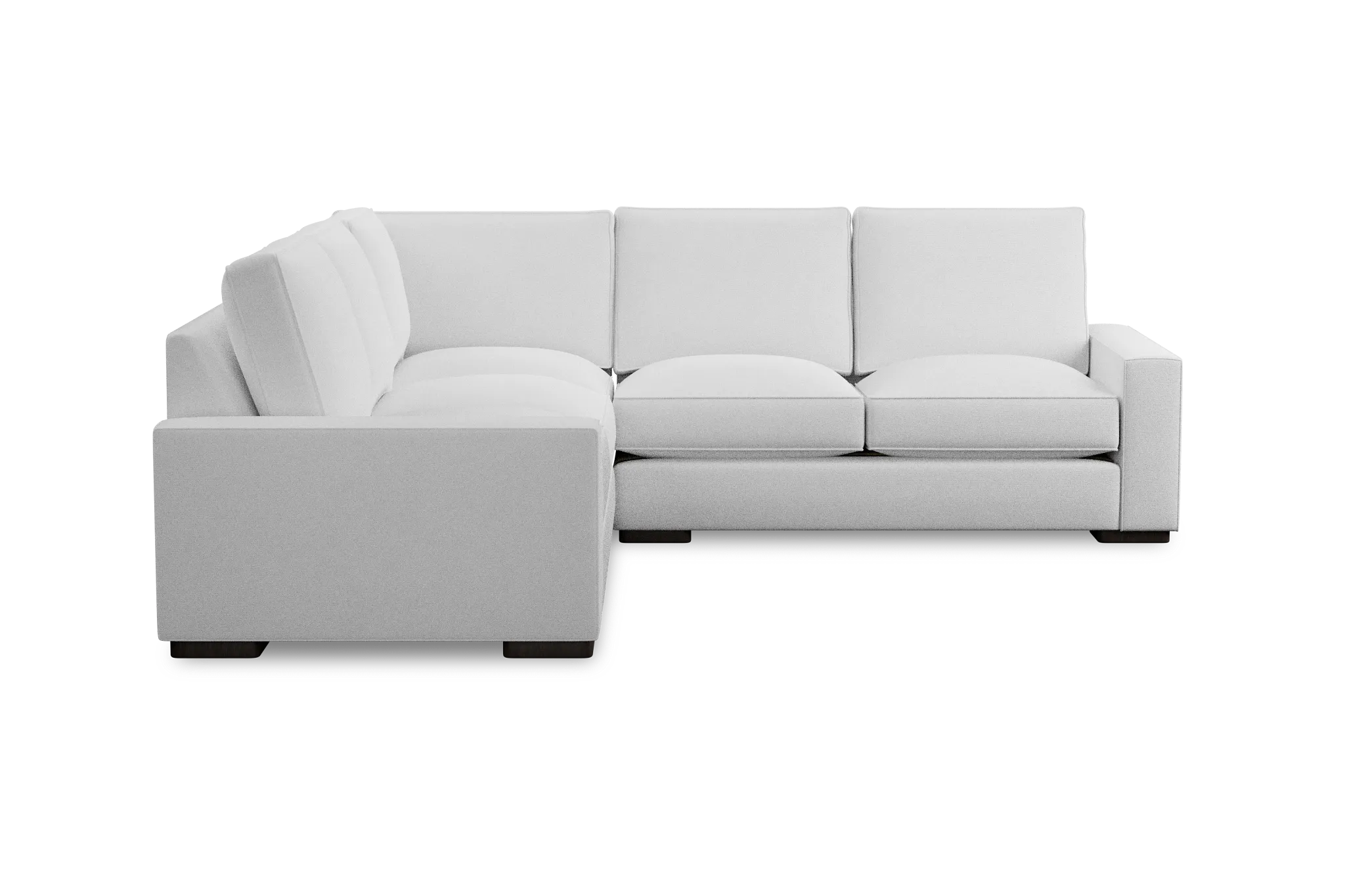 Edgewater Peyton White Small Two-arm Sectional