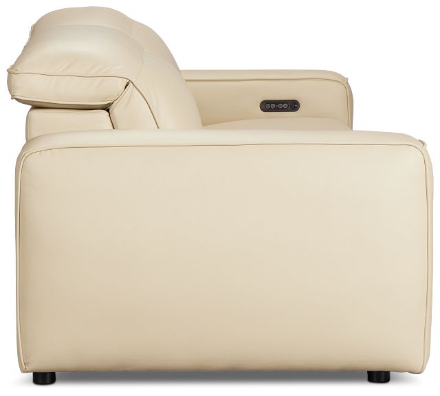 Tidal Beige Lthr/vinyl Power Reclining Sofa