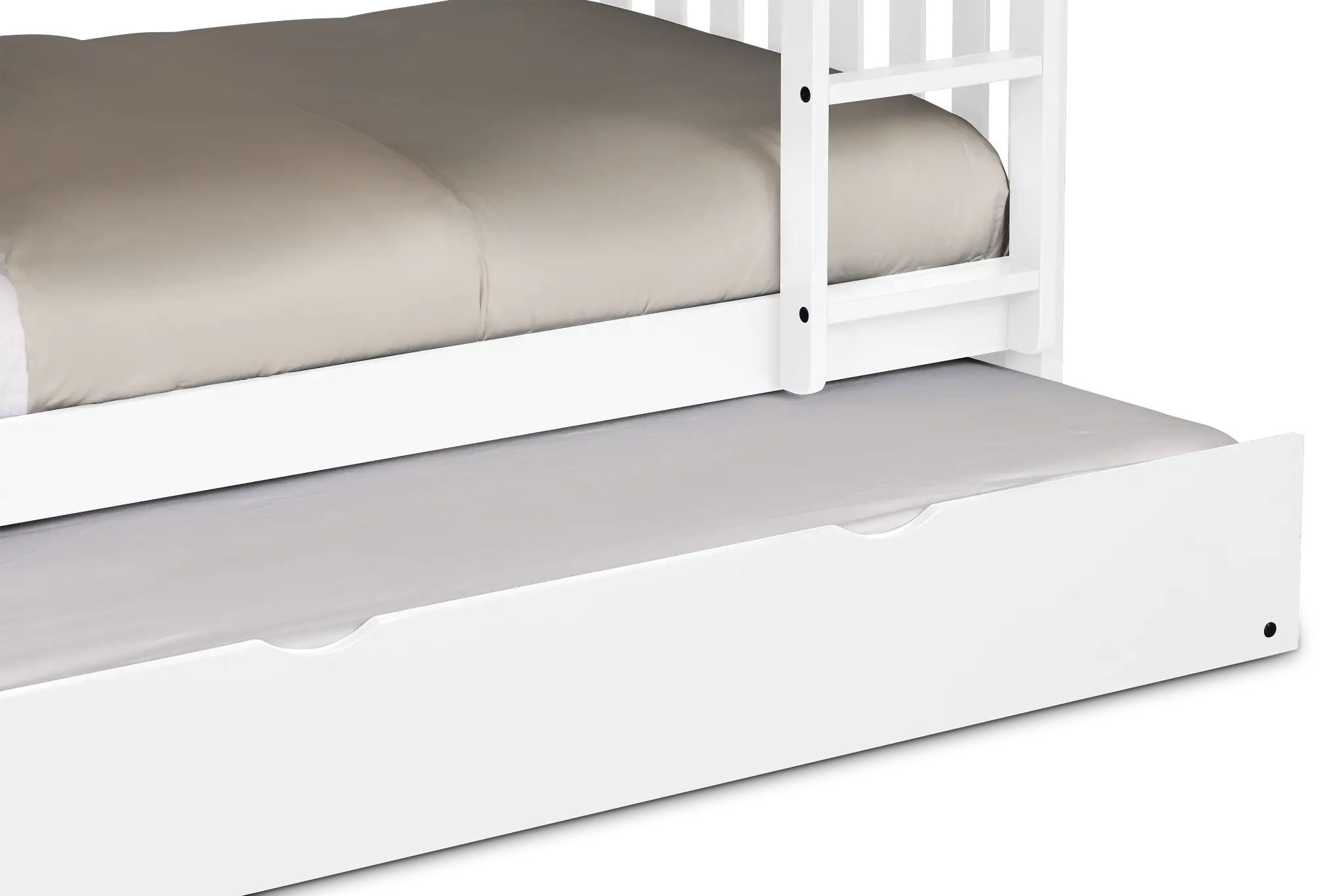 Charleston White Trundle Bunk Bed Charleston White Trundle Bunk Bed