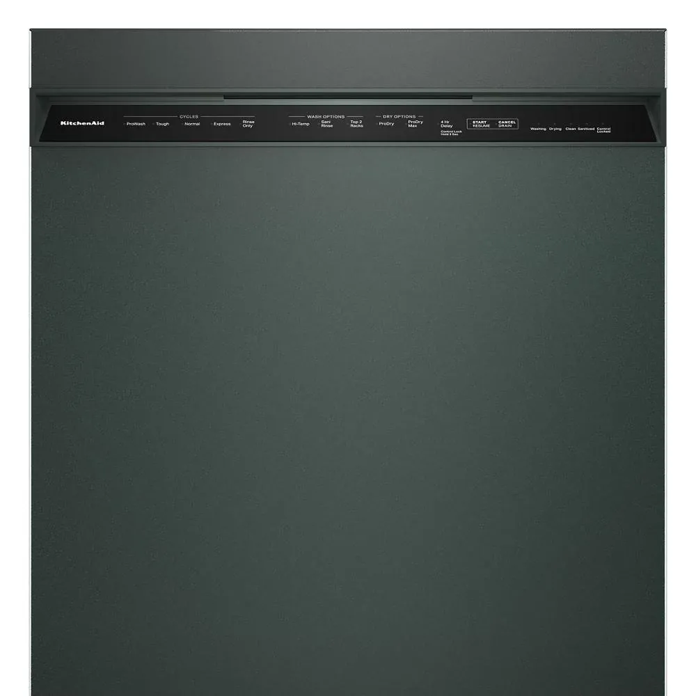 Kitchenaid 424 Series Green Built In Dishwasher