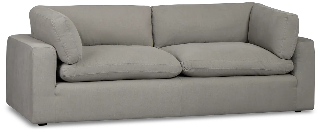 Grant Light Gray Fabric Sofa