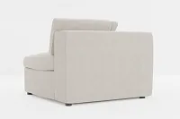 Destin Revenue Beige Fabric Corner Chair