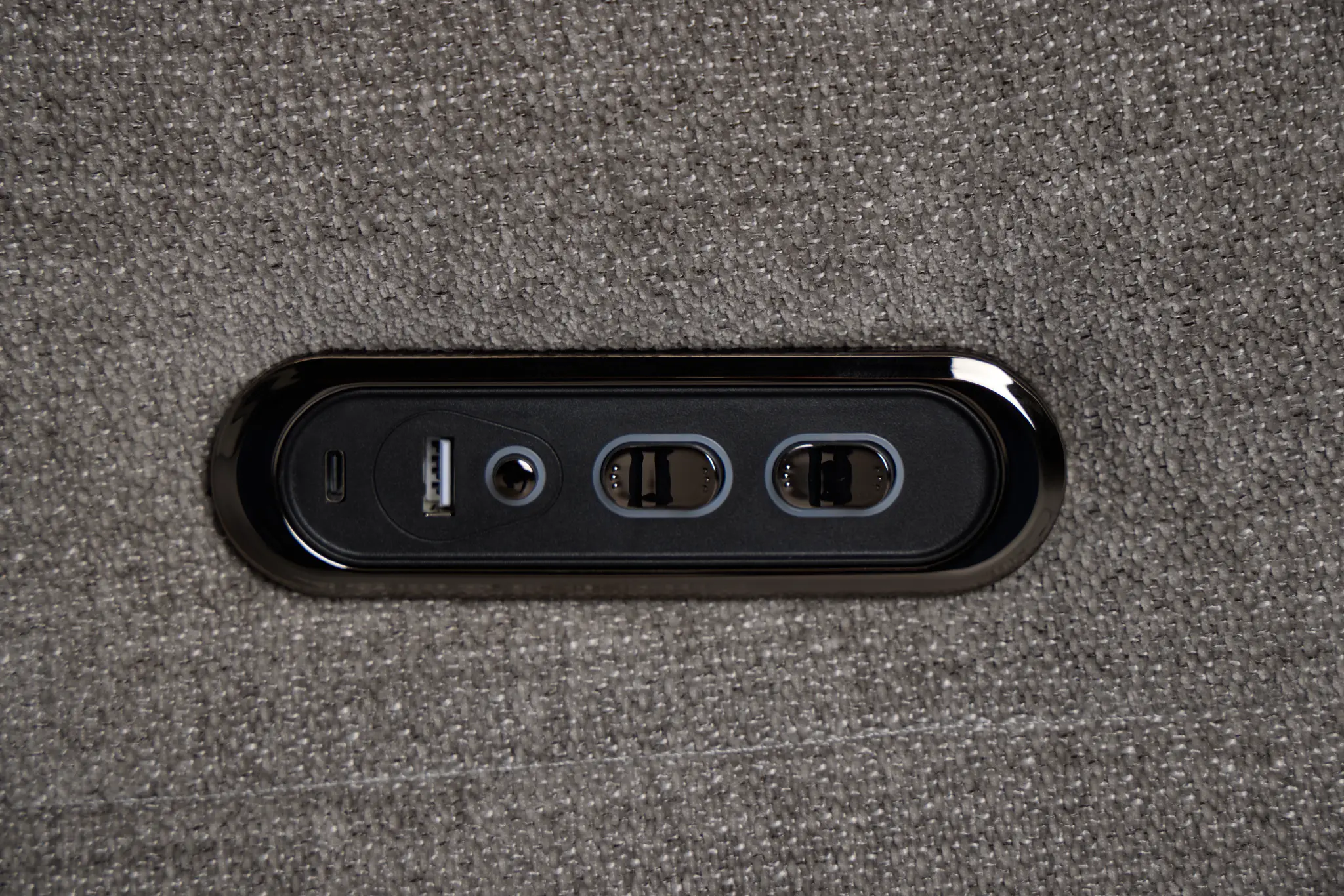 Rae Gray Fabric Power Swivel Glider Recliner Rae Gray Fabric Power Swivel Glider Recliner