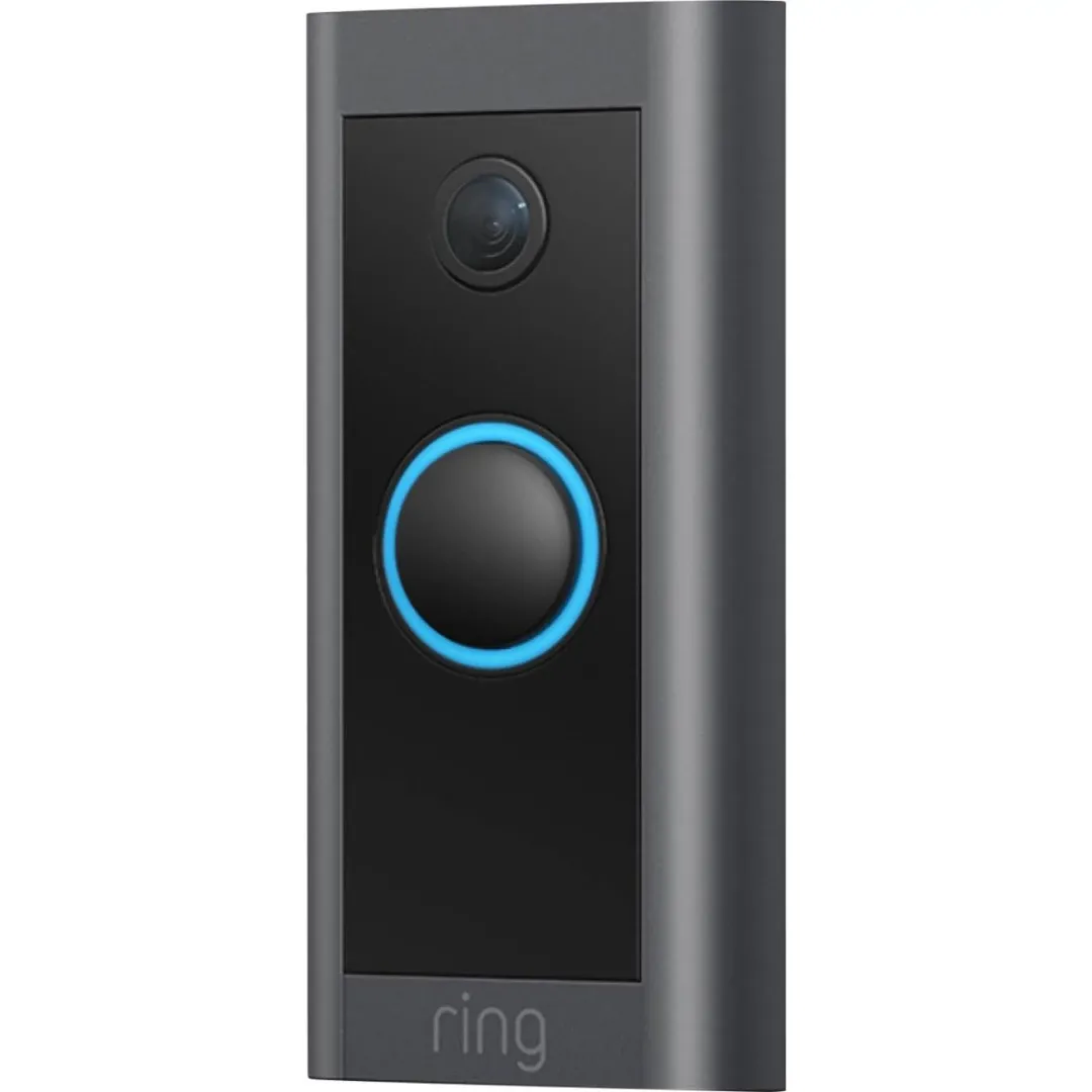 Ring Wired Video Doorbell Nickel Smart Door Bells