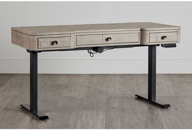 Scottsdale Light Tone Height Adjustable Standing Desk