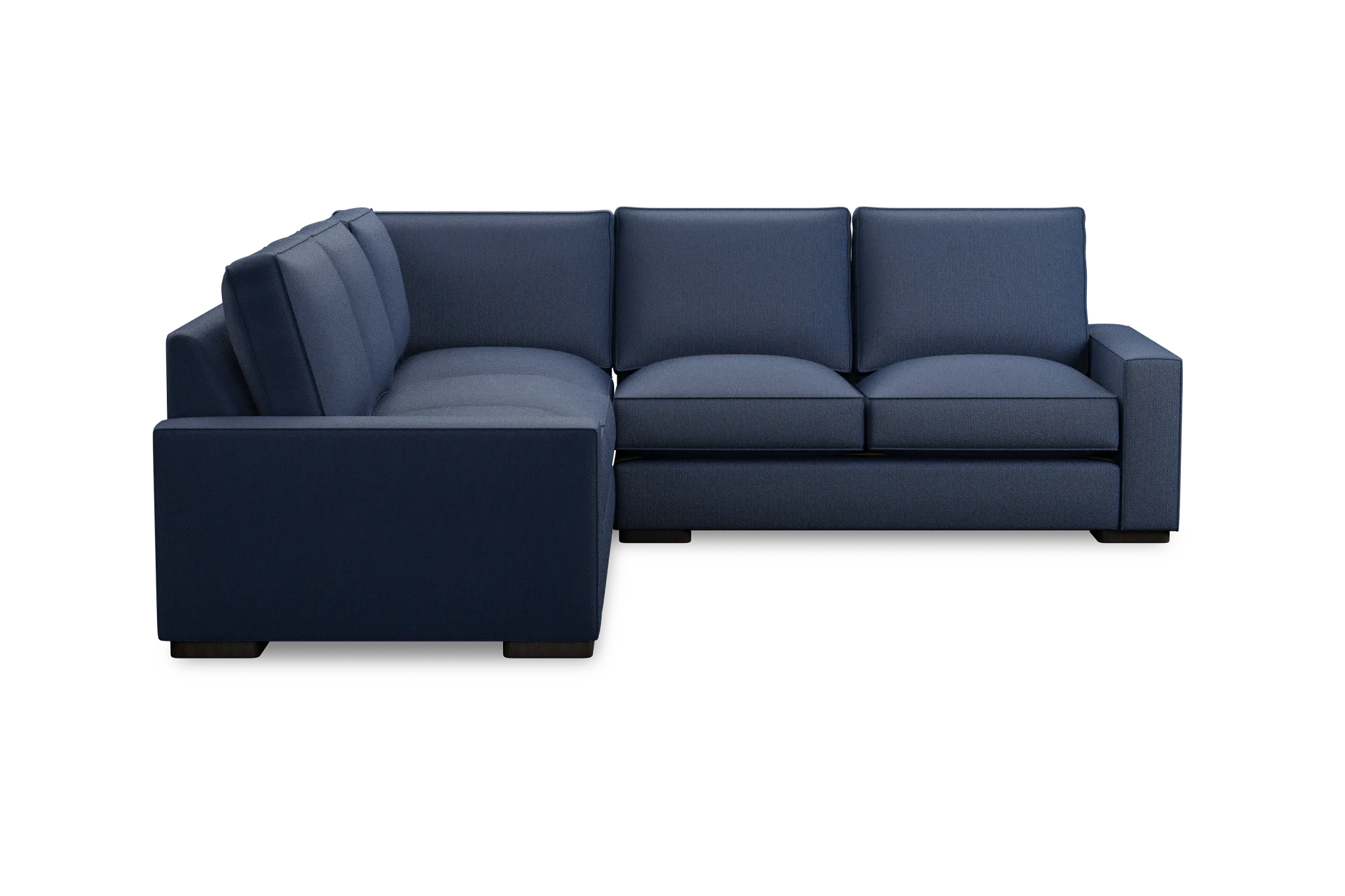 Edgewater Revenue Dark Blue Small Two-arm Sectional