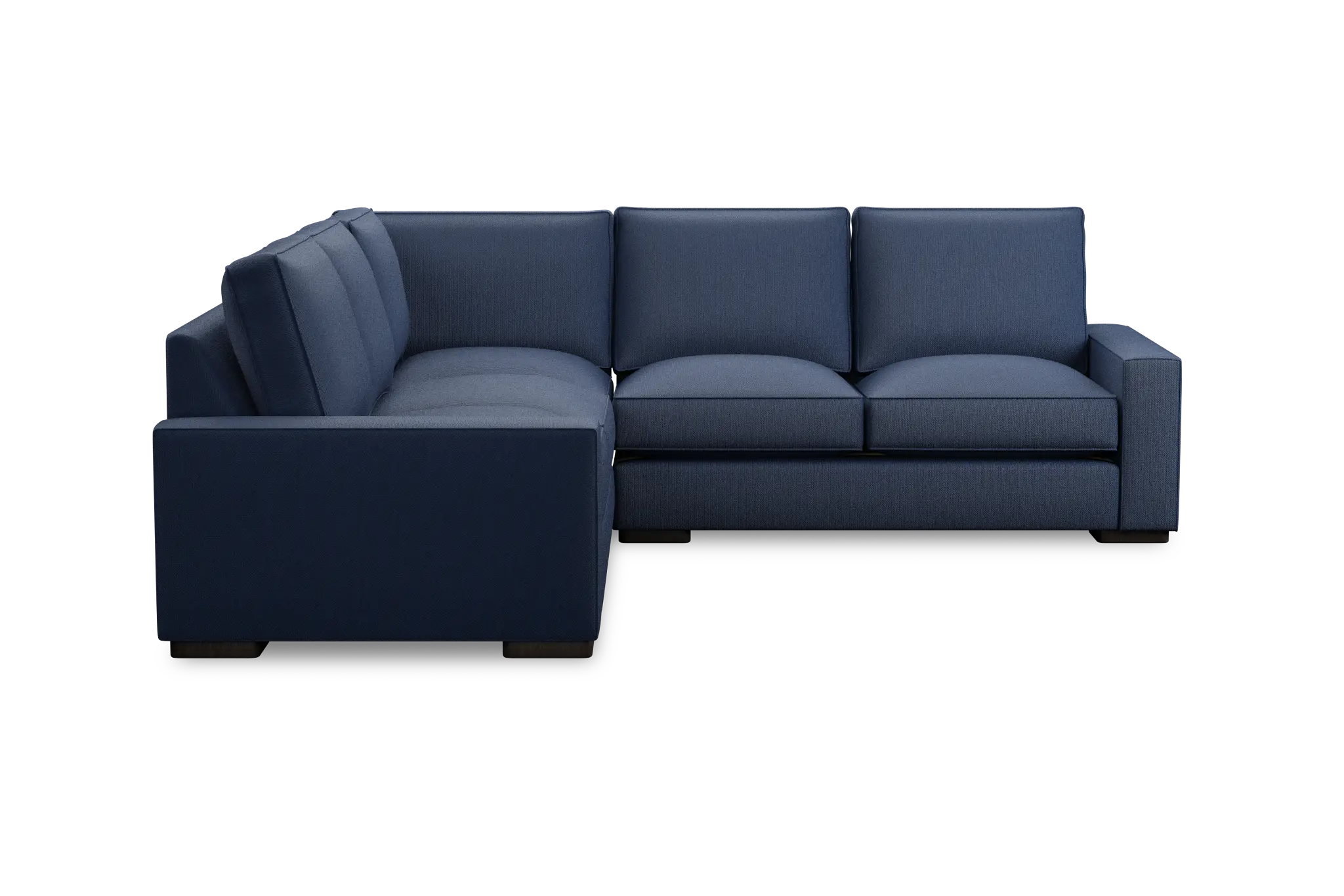 Edgewater Revenue Dark Blue Small Two-arm Sectional Edgewater Revenue Dark Blue Small Two-arm Sectional