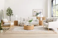 Konis Ivory Accent Chair