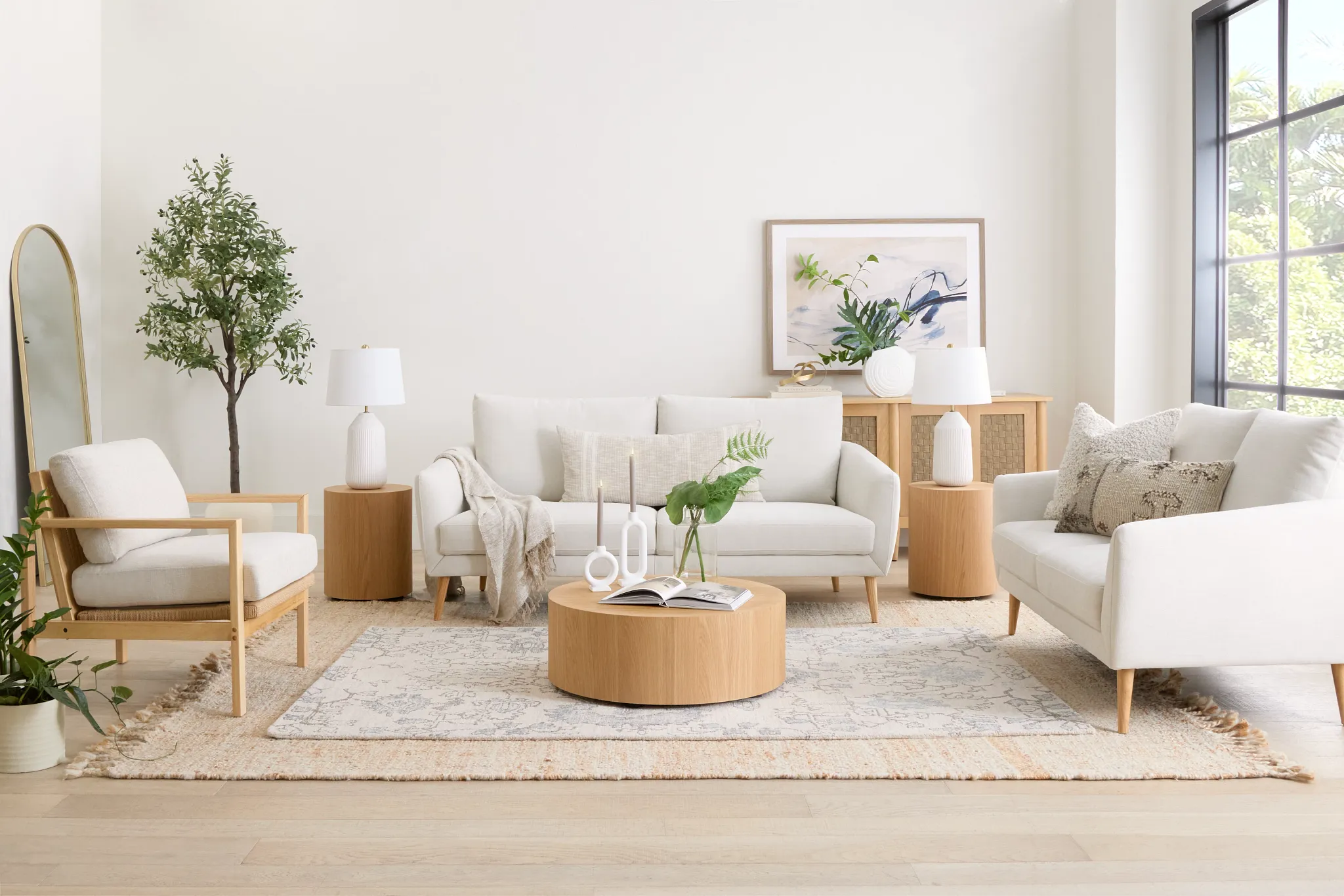 Konis Ivory Accent Chair