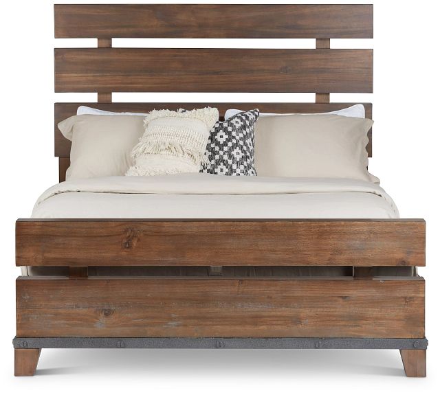 Forge Dark Tone Panel Bed