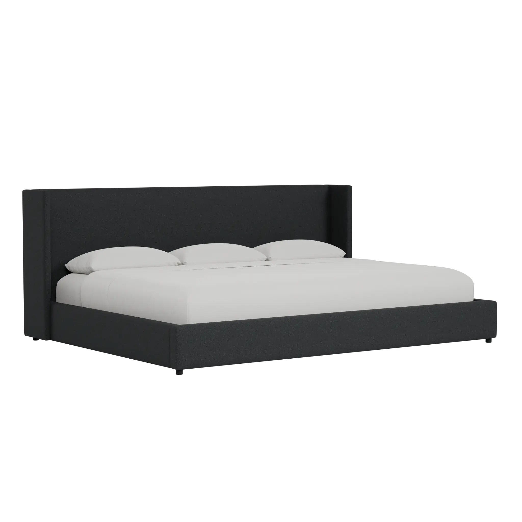 Captiva Elite Black 48" Upholstered Shelter Bed Captiva Elite Black 48" Upholstered Shelter Bed