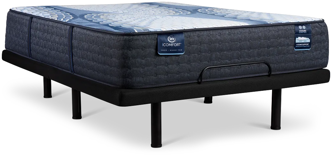 Serta Icomfort Iona Medium Plus Adjustable Mattress Set