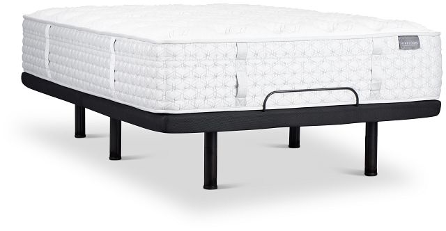 Aireloom Timeless Odyssey Streamline Luxury Firm Plus Adjustable Mattress Set