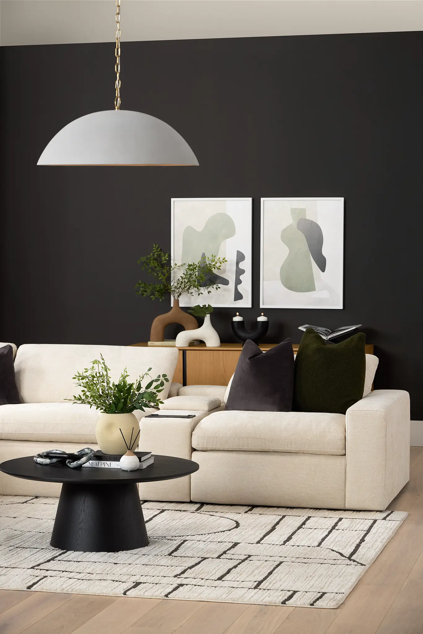 Personalizing a Neutral Living Room with Texture, Lighting, and Seasonal Color Accents Personalizing a Neutral Living Room with Texture, Lighting, and Seasonal Color Accents