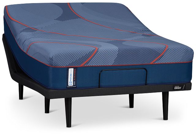 Posturepedic Elite Hybrid High Point 2 Firm Ergo 3.0 Adjustable Mattress Set