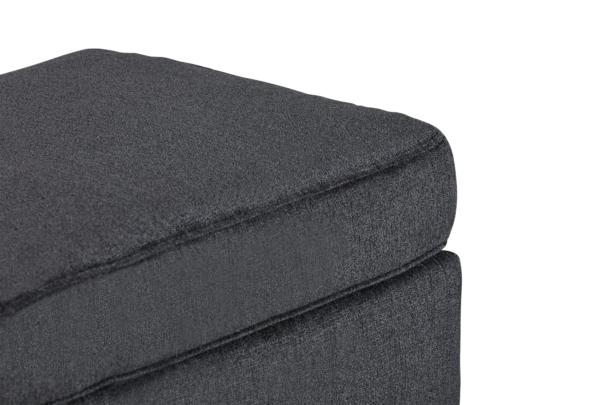 Altari Dark Gray Micro Ottoman